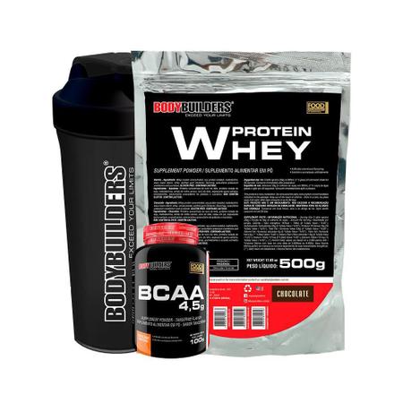 Imagem de Kit Whey Protein 500G+ Bcaa 100G