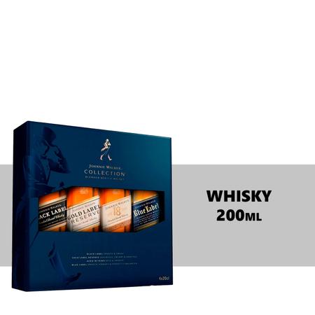 Imagem de Kit Whisky Johnnie Walker Collection Blended Scotch 200ml