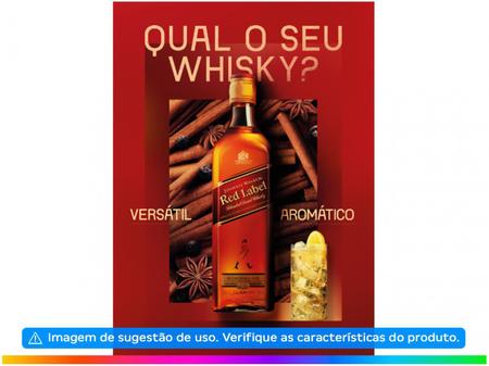 Kit Whisky JOHNNIE WALKER Song of Fire Garrafa 750ml 1un & Energético RED  BULL Frutas Tropicais 250ml 6un