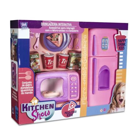 Imagem de Kitchen Show Microondas Geladeira Kit Cozinha Zuca Toys