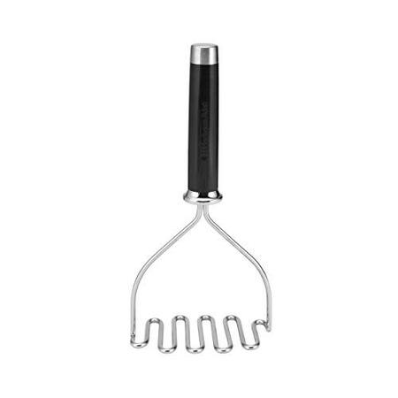 Imagem de KitchenAid Gourmet Inoxidável Fio de Fio Masher, 10,24 polegadas, Preto