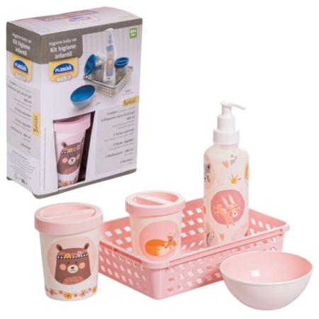 Kit Higiene Bebe Infantil Organizador Menina Menino Plasútil - Kit Higiene  Bebê - Magazine Luiza