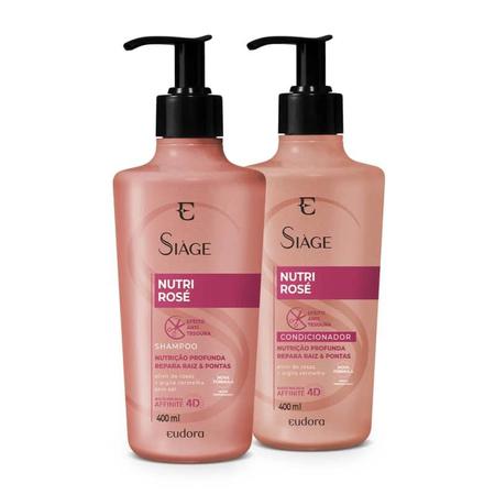 Kits Siàge Eudora Shampoo + Condicionador 400ml Imagem de Kits Siàge Eudora Shampoo + Condicionador 400ml