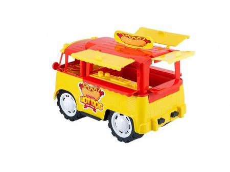 Imagem de Kombi foof truck carrinho infantil brinquedo kombica