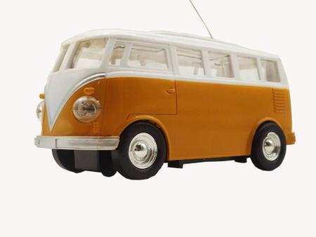 Imagem de Kombi Retrô Com Controle Remoto Laranja- Wellkids