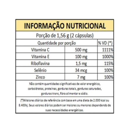 Imagem de Kpsula Imunese Vit C + Vit E + D3 + Zinco + Selênio Ekobé