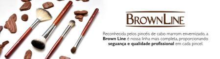 Imagem de KV  Pincel Curto Para Pó Brown Line 02
