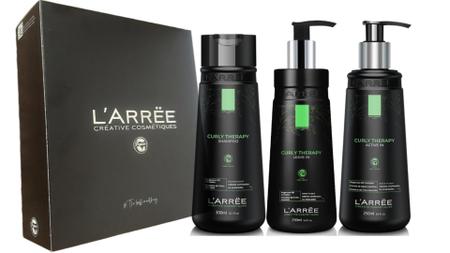 Imagem de L'arrëe Curly Therapy Shampoo 300ml+Leave-In+Active In-250ml