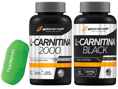 Imagem de L Carnitina 2000 + L Carnitina Black C/ Cafeína Bodyaction