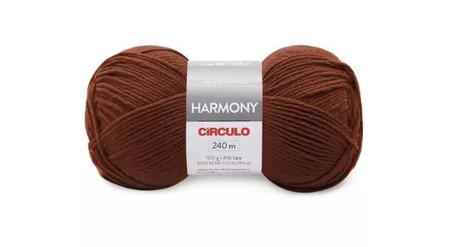 Imagem de Lã Harmony Circulo 100g - Chocolate 854