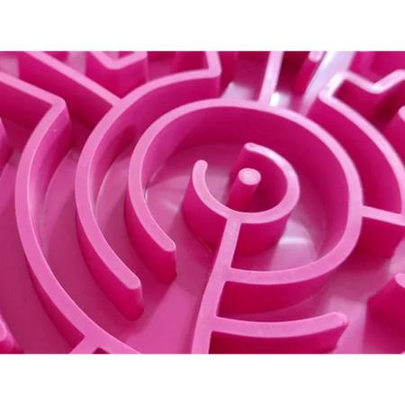Labirinto Pink G Pet Games-Tapete para Lamber e Comedouro para