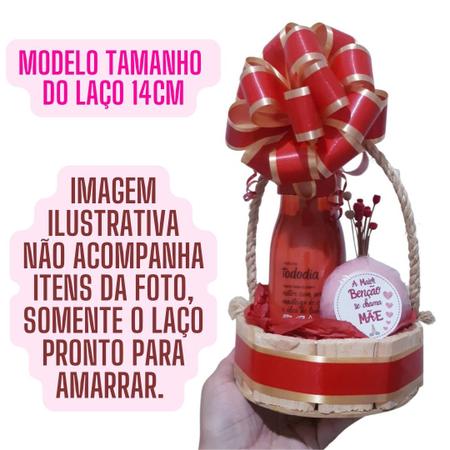 Imagem de Laço Bola Pronto P/ Amarrar Presente Cesta Aniversário Natal