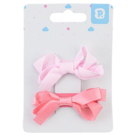 Imagem de Laço De Cabelo Infantil Menina Nude  Lilás e Rosa Duplo Baby Feminino Pimpolho