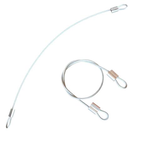 Lacre de Segurança 35cm em Cabo de Aço Revestido - Bolsa Mala Capacete Bike Estrobo - Up Distribuidora Imagem de Lacre de Segurança 35cm em Cabo de Aço Revestido - Bolsa Mala Capacete Bike Estrobo