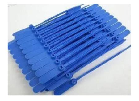 Imagem de Lacre Para Malote Numerado Azul 100 Unidades 18cm - FERTAK