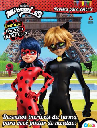 Ladybug e Cat Noir 01 – Imagens para Colorir