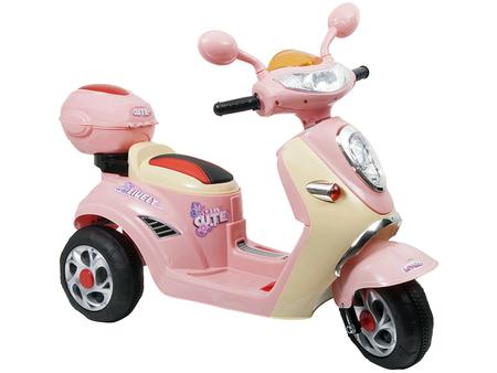 Moto Elétrica Infantil Lambreta Rosa - Bel Brink