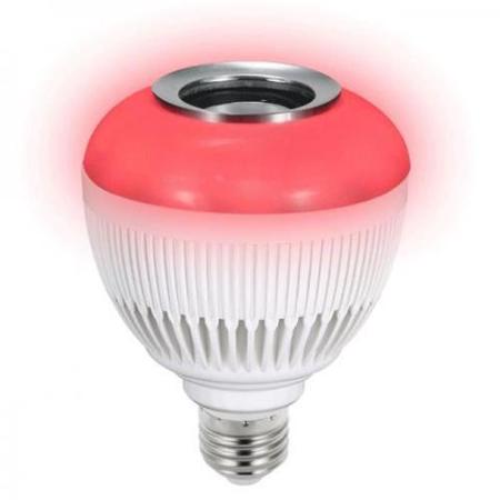 Imagem de Lampada Bluetooth Branca com Caixa de e Som Led Coloridos