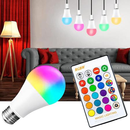 Imagem de Lâmpada Bulbo Led 3w Rgbw Variações Até 16 Lindas Cores Para Decorações TB0286