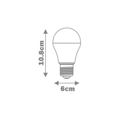 Imagem de Lâmpada Bulbo Led 7W E27 Branco Frio Com Sensor De Presença - CTB