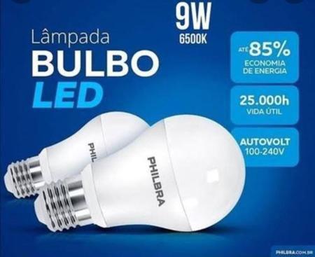 Imagem de Lâmpada bulbo led 9w Philbra 6500k