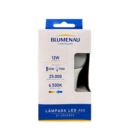 Imagem de Lampada de led branca fria 12w 6500k blumenau