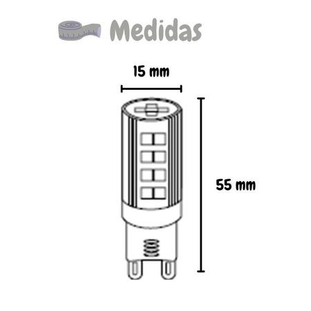 Imagem de Lâmpada De Led G9 5W Halopin Bipino