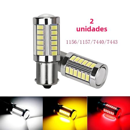 Imagem de Lâmpada de Sinal 12V 2x LED BA15S P21W PY21W BAY15D - 5630/5730/33SMD