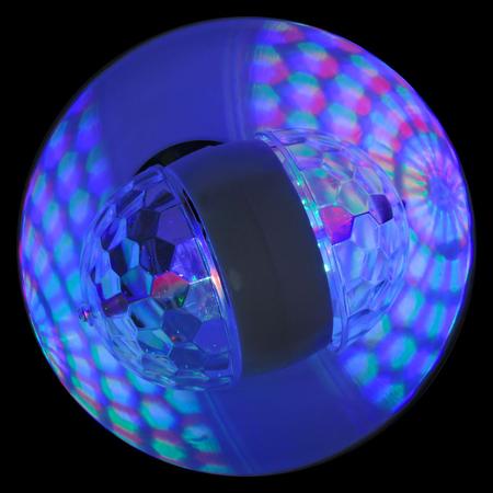 Imagem de Lâmpada Dupla de Iluminação Rotativa Automática Led Colorido Balada Festa Bivolt