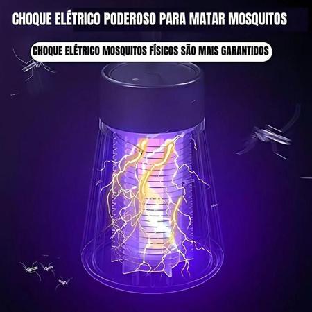 Imagem de Lâmpada Elétrica Forte Mata-Mosquitos Repelente Led Uv Eletrônico Pernilongo Insetos USB Eliminador De Mosquiteiro