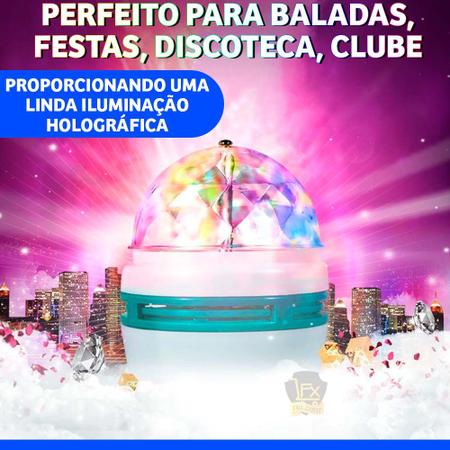 Bola Maluca Mini Globo Jogo De Luz Led Rgb Festa Possui Controle WS3316 -  Bola Maluca - Magazine Luiza
