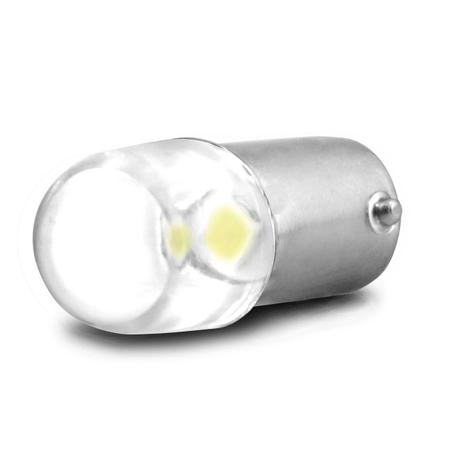 Imagem de Lâmpada LED 1 Polo Trava Reta BA9-69 24V 2W Luz Branca Aplicação Lanterna e Painel