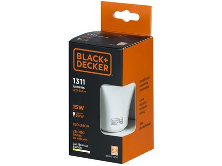 Imagem de Lâmpada LED 15W 6500K Branca Black + Decker