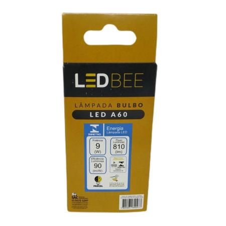 Imagem de Lampada LED Branca Bivolt 09W E27 6500K Ledbee