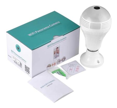 Smart Lâmpada Led com Câmera Quanta WiFi Panorâmica 360º QTLCW360 em  Promoção na Americanas