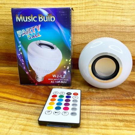 Lâmpada Divertida Led Toca músicas Bluetooth - Music Bulb - Lâmpada  Inteligente - Magazine Luiza