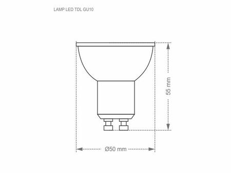 Imagem de Lâmpada Led Dicroica Mr16 TDL 6W Taschibra Bivolt