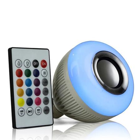 Lâmpada LED Inteligente Com Bluetooth Muda Cor Toca Música - NAVY+PRO -  Lâmpada Inteligente - Magazine Luiza