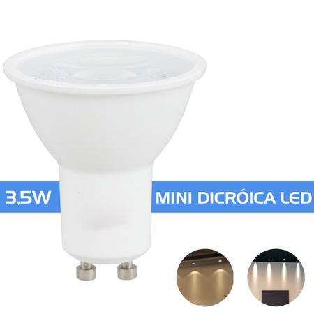 Imagem de Lâmpada Led Mini Dicróica GU10 MR11 3,5W 210 Lúmens Bivolt