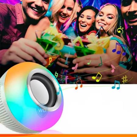 Imagem de Lâmpada Led Music Bulb Bluetooth Bulbo Rgbw Festa Quarto Dj NF