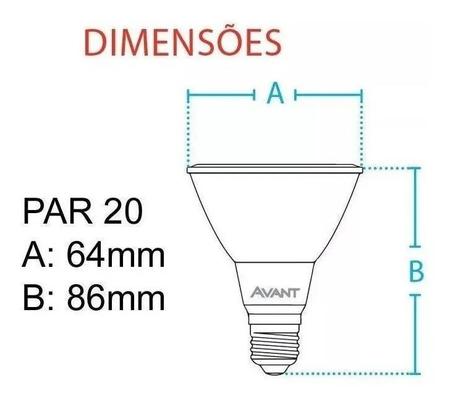 Imagem de Lampada Led Par20 7w 4000k Bivolt E27- Avant