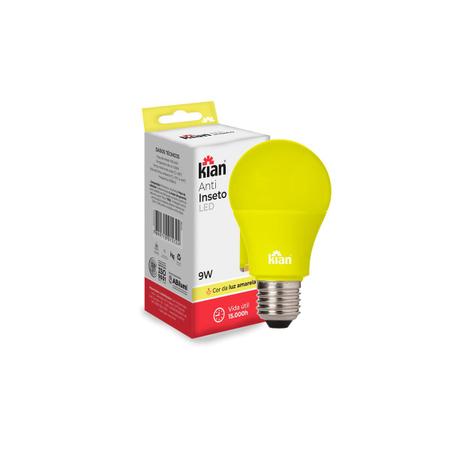 Imagem de Lâmpada Led Repelente Anti-Inseto 9w Bivolt Luz Amarela