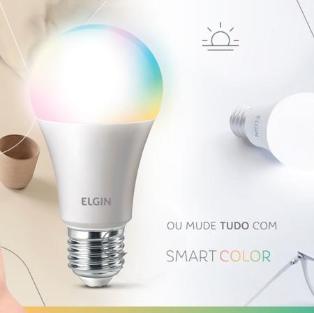 Imagem de Lampada Led Smart Color 10W Bulbo A60 Bivolt Elgin