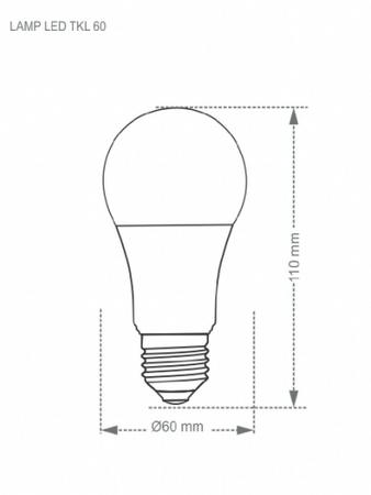 Imagem de Lâmpada LED Taschibra TKL 60 9W E27