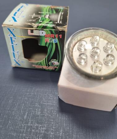 Imagem de Lampada mini dicroica mr11 rgb 127v 7leds