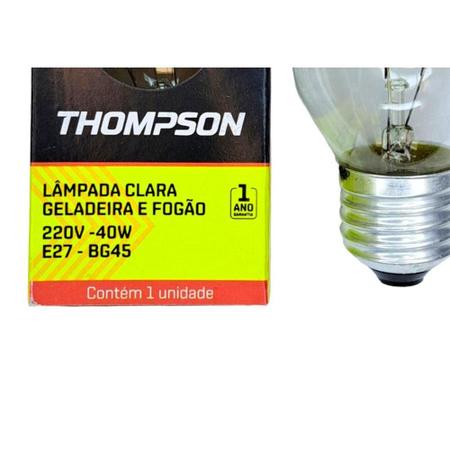 Imagem de Lampada Para Geladeira/Fogao/Lustre Thompson 40Wx220V. Clara ./ Kit Com 10 Peca