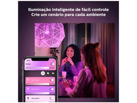 Imagem de Lâmpada Smart Philips Hue E27 White e Color 9W 