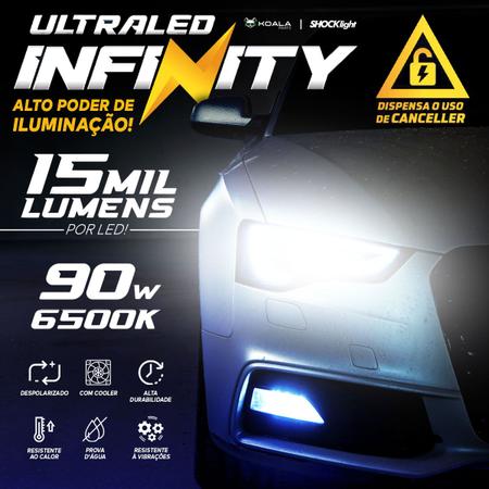 Imagem de Lâmpada Ultraled Infinity Shocklight 15000 Lumens 6500k Hb4