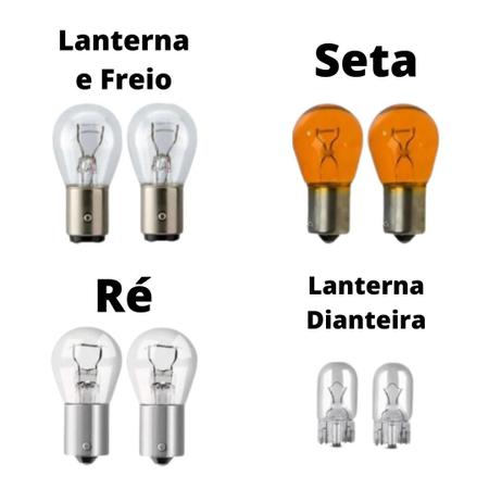 Imagem de Lampadas lanterna pisca ré freio agile 2009 10 11 12 13 2014