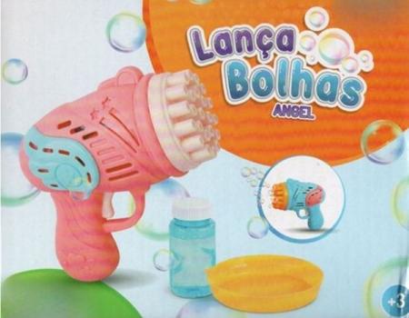 Pistola de bolhas para crianças com 360 design à prova de